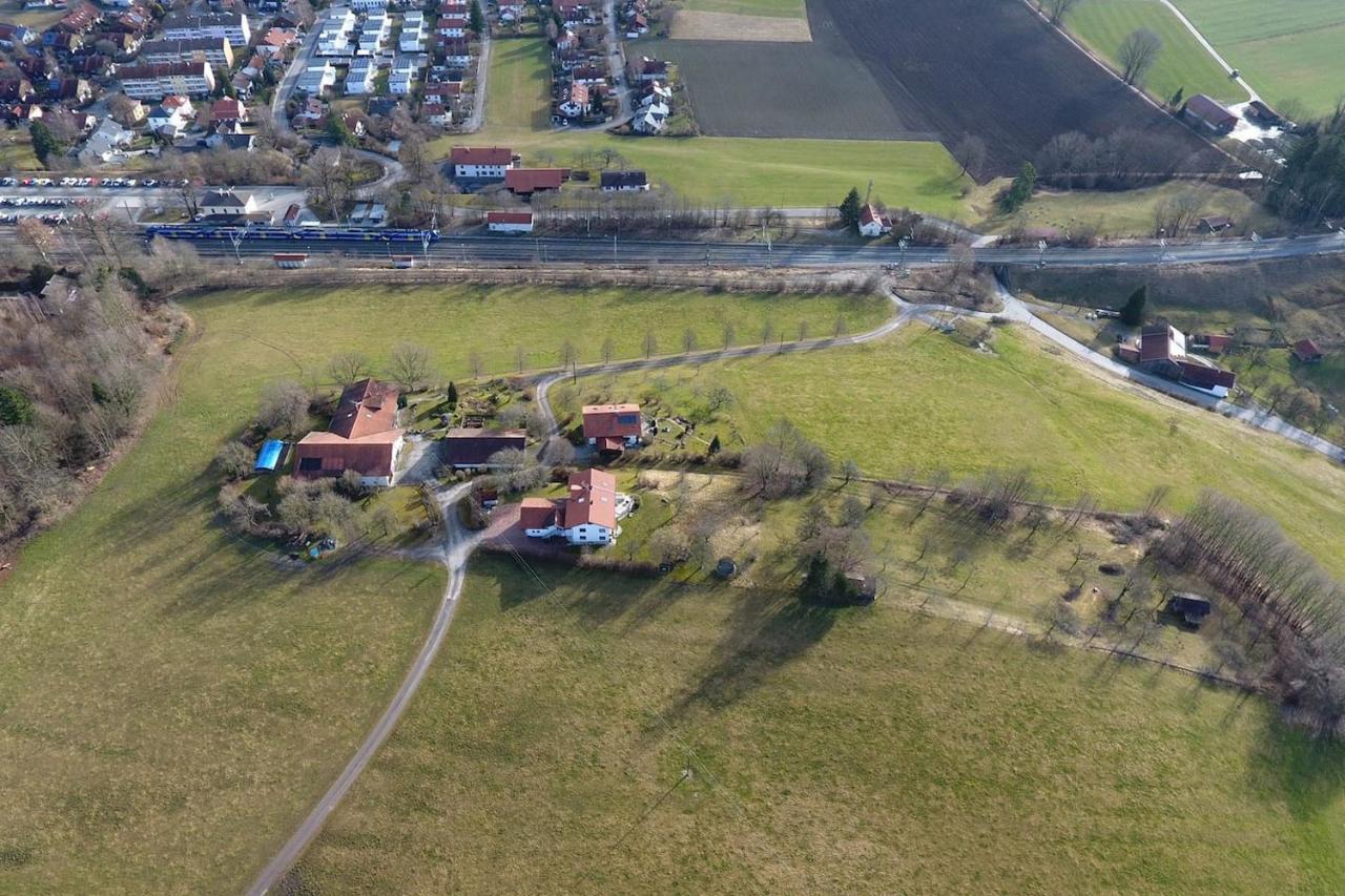 Alpenblick Nahe Muenchen Mit Outdoor Whirlpool - 21 Min Von Muenchen Mit Zug Assling Exterior photo