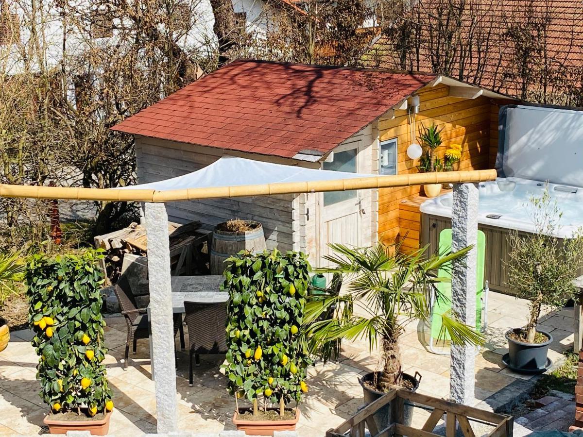 Alpenblick Nahe Muenchen Mit Outdoor Whirlpool - 21 Min Von Muenchen Mit Zug Assling Exterior photo
